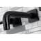 Kingston Brass KS6120DKL Two-Handle Wall Mount Bathroom Faucet, Matte Black KS6120DKL - alternate 4
